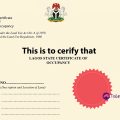 Certificate of occupancy